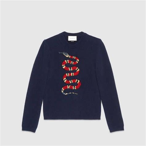 maglione gucci con serpente|maglioni gucci donna.